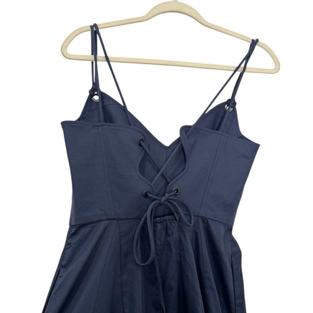 NEW LA LIGNE Evelyn Dress in Midnight dark blue - Picture 10 of 13